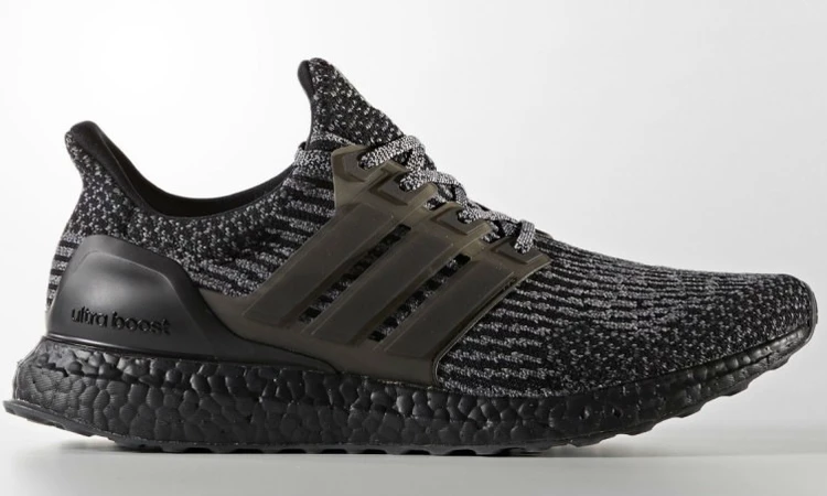 adidas Ultra Boost Core Black Solid Grey Dead Stock