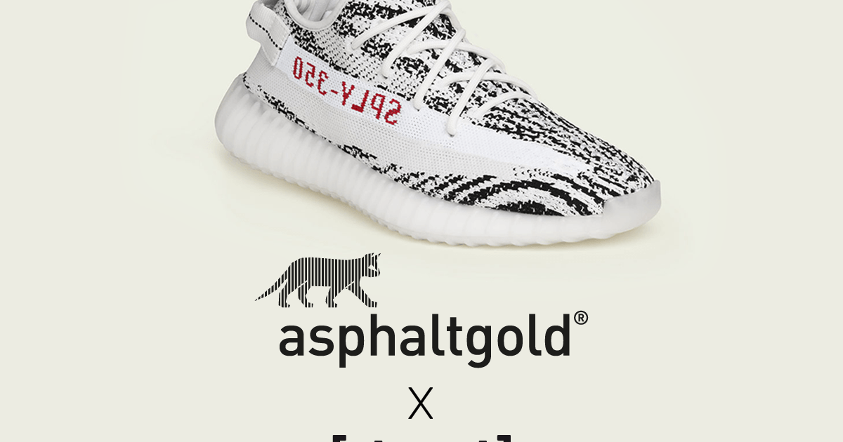 asphaltgold x Dead Stuff Raffle adidas yeezy 350 Boost Zebra Dead Stock