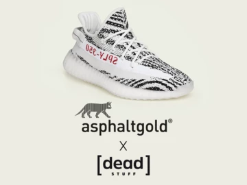 asphaltgold x Dead Stuff Raffle - adidas yeezy 350 Boost Zebra