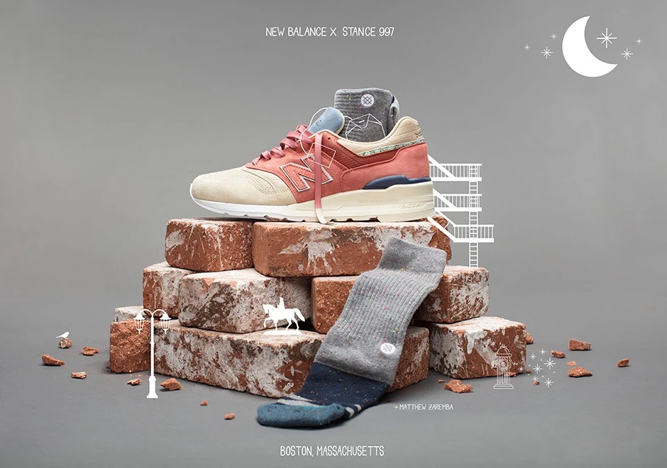 Stance x new balance 997 online