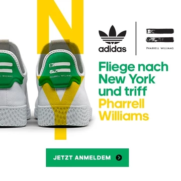 Meet & Greet mit Pharrell Williams in New York - WIN