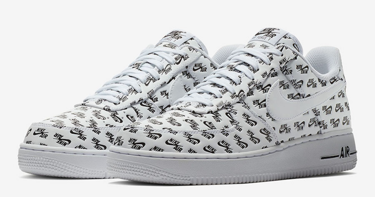 nike air force 1 all over logo