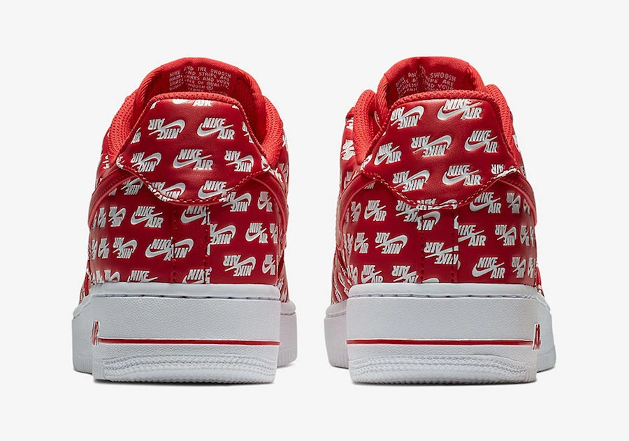 Nike Air Force 1 07 Logo Pack Red | Dead Stock