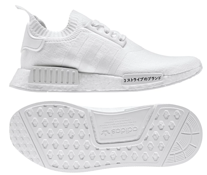 Adidas nmd runner r1 triple white japan pack hotsell