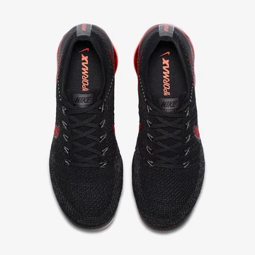 Nike Air VaporMax Flyknit Black/Dark Team Red
