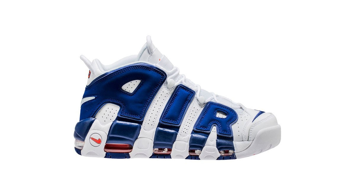 靴/バッグ MH812 NIKE AIR MORE UPTEMPO knicks 24.5 Nike Air More Uptempo 96 Knicks | Dead Stock