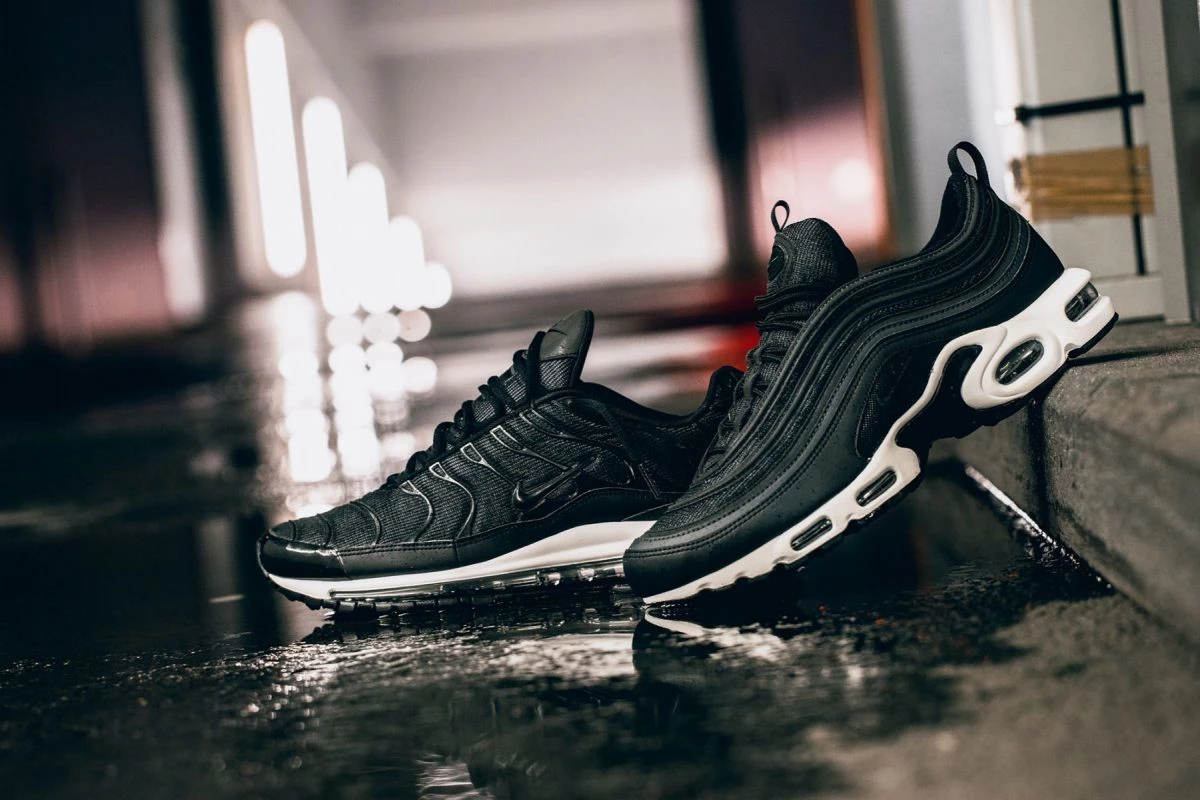 Air max 97 plus black and grey on sale