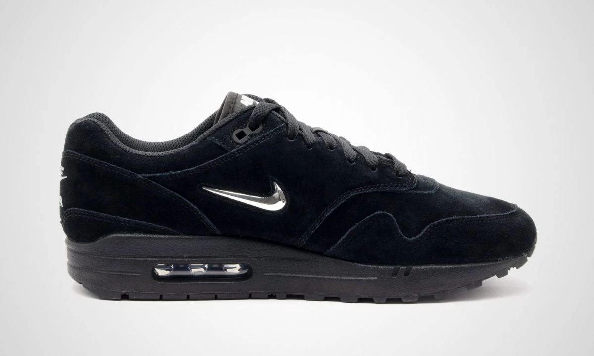 Nike air max 1 premium sc black metallic silver hotsell