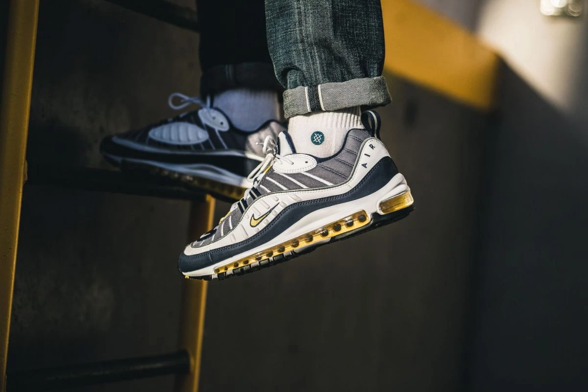 Air max 98 white yellow online