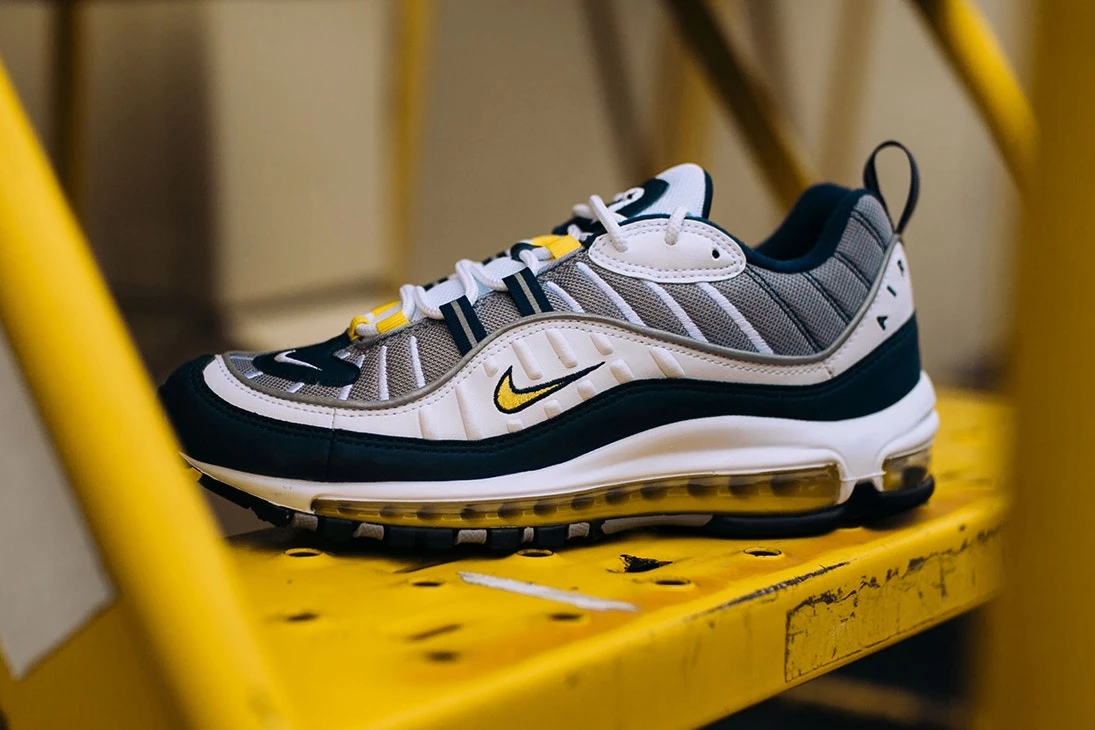 Air max 98 yellow on sale