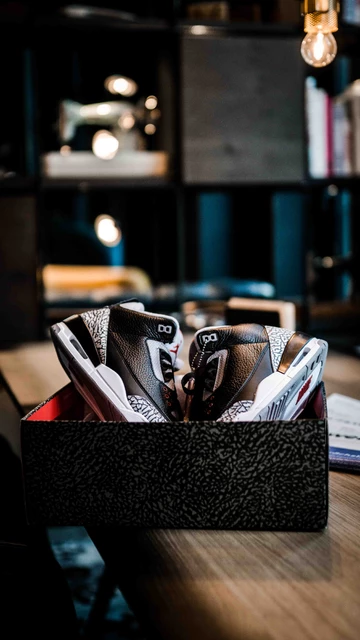 Air Jordan 3 Black Cement Event bei Snipes in Berlin