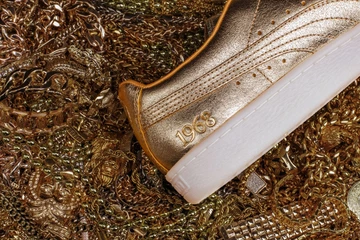 Puma launches a golden Suede