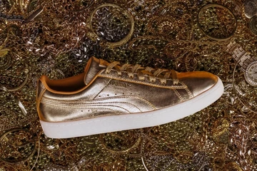 Puma launches a golden Suede