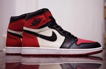 Nike Air Jordan 1 Bred Toe