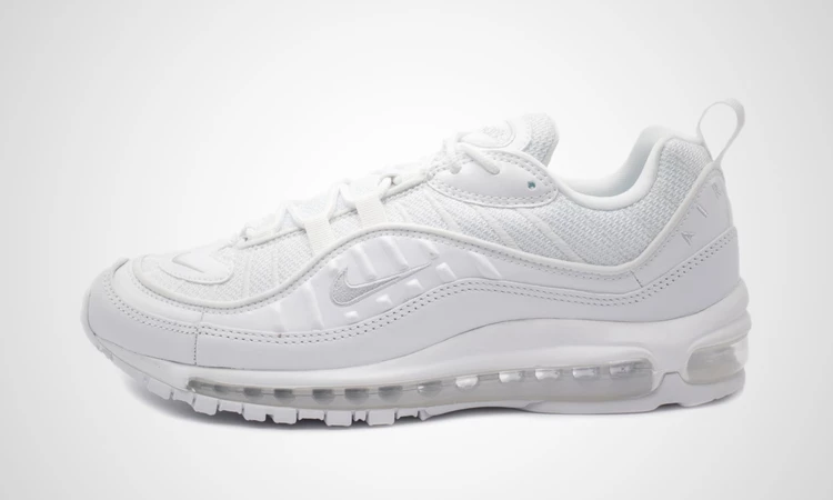 Nike Air Max 98 Triple White Dead Stock