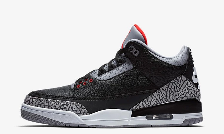 Nike Air Jordan 3 Retro Black Cement Dead Stock