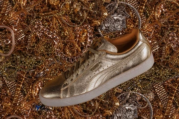 Puma launches a golden Suede