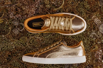 Puma launches a golden Suede