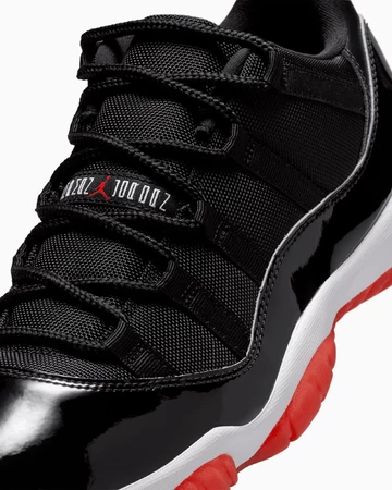 Jordan 11 Low Bred Upper Details