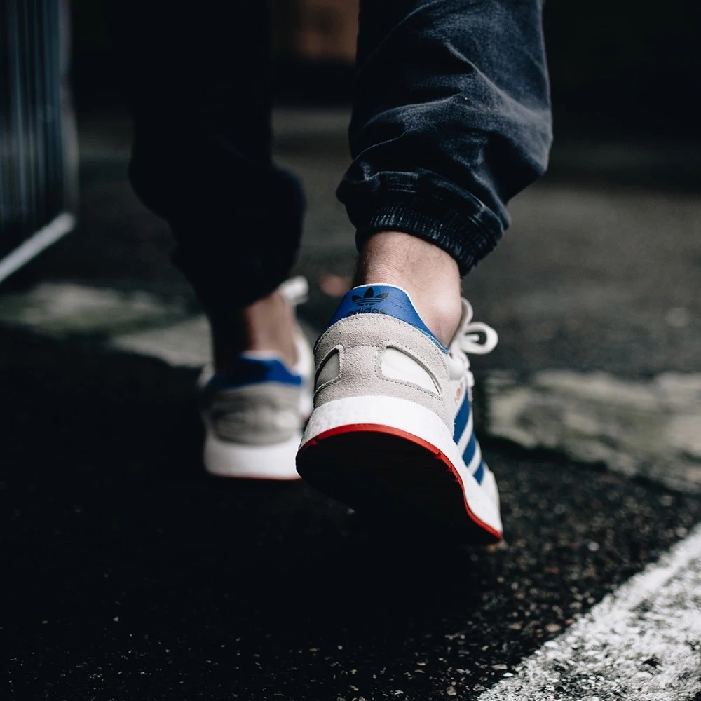 Adidas originals i-5923 runner boost sneakers in white best sale