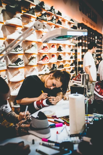 Nike Air Jordan 1 Mid Customization Event by SNIPES - Photo Recap