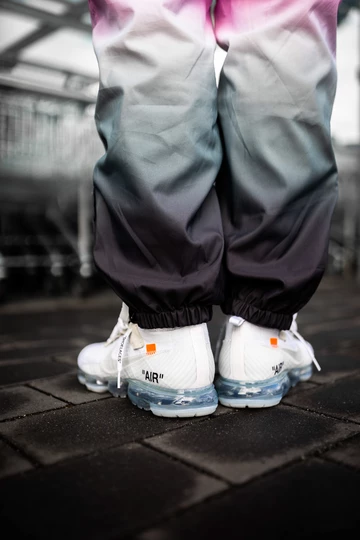 OFF-WHITE x Nike Air VaporMax White - on feet