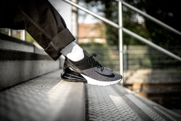 Am Fuß: Der Air Max 270 Flyknit