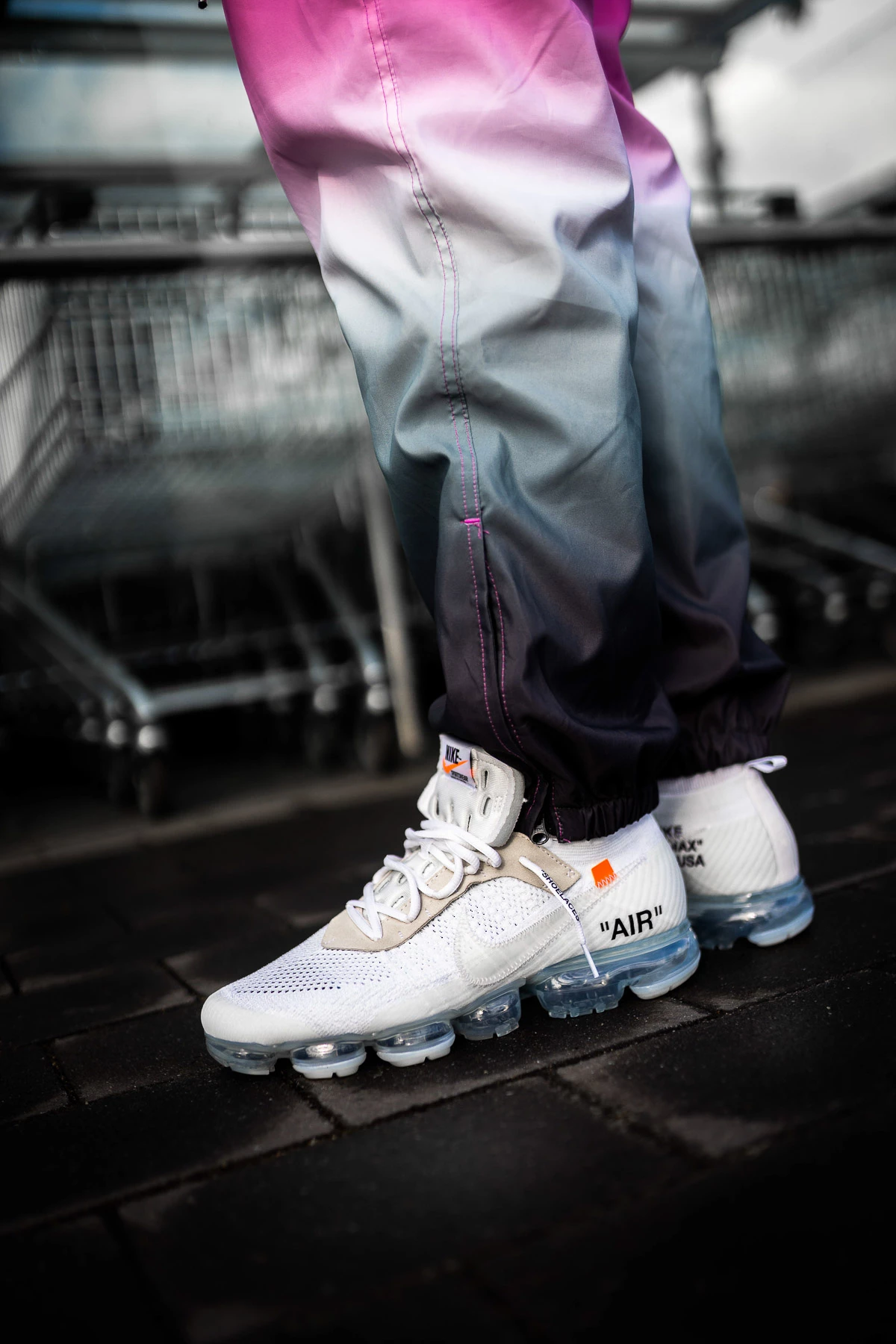 OFF WHITE x Nike Air VaporMax White on feet Dead Stock