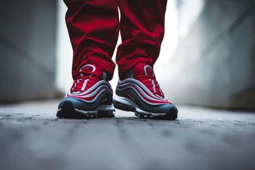 Nike Air Max 97 Wolf Grey / Red