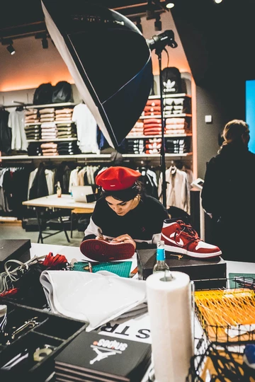 Nike Air Jordan 1 Mid Customization Event by SNIPES - Photo Recap