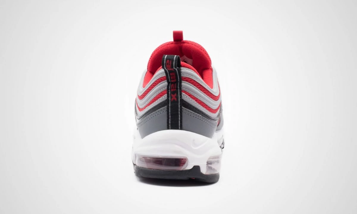 Nike Air Max 97 Wolf Grey Red Dead Stock