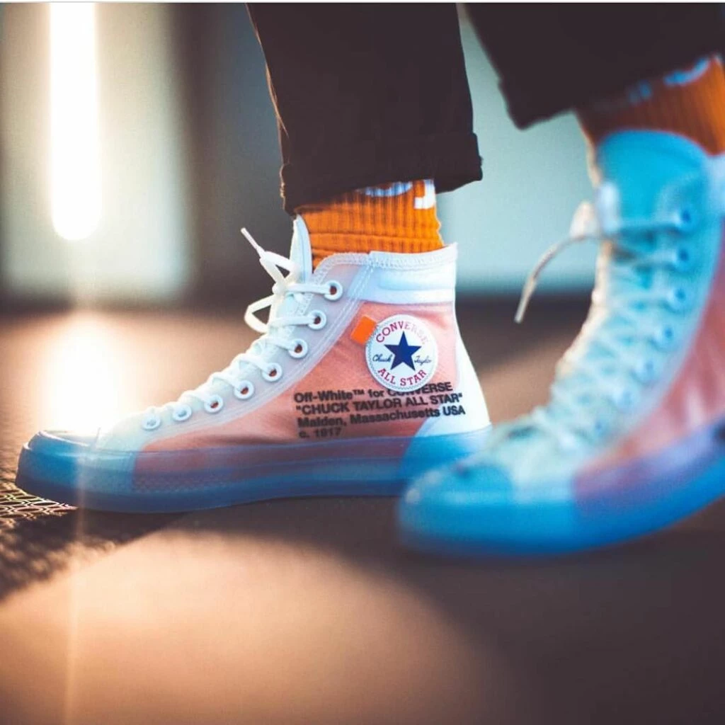 Off White Converse Chuck Taylor Dead Stock