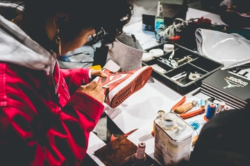 Nike Air Jordan 1 Mid Customization Event by SNIPES - Photo Recap