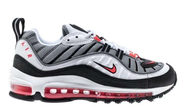 Air max 98 red black on sale