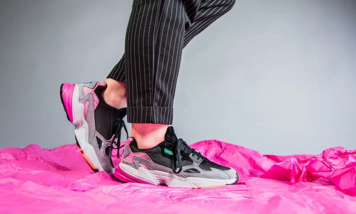 Adidas falcon black light granite online