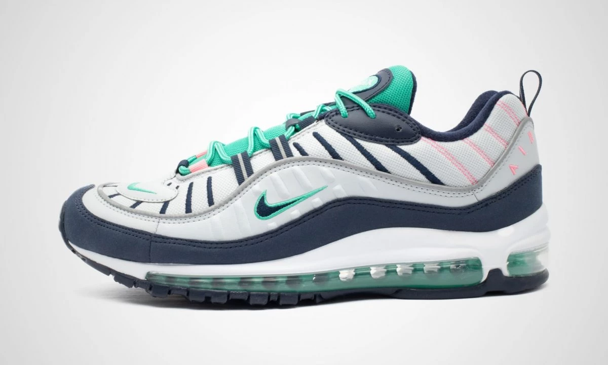 Air max 98 blanche et bleu online