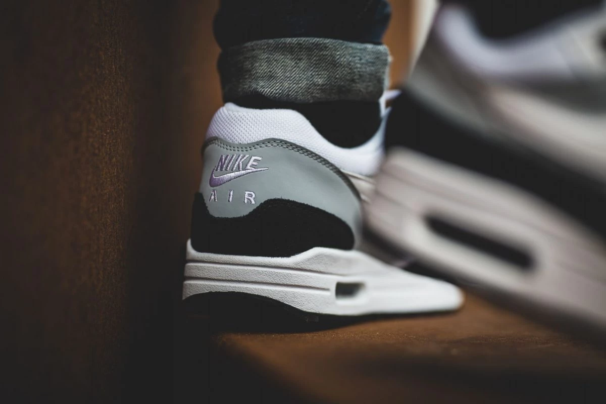 Air max 1 white black wolf grey on sale