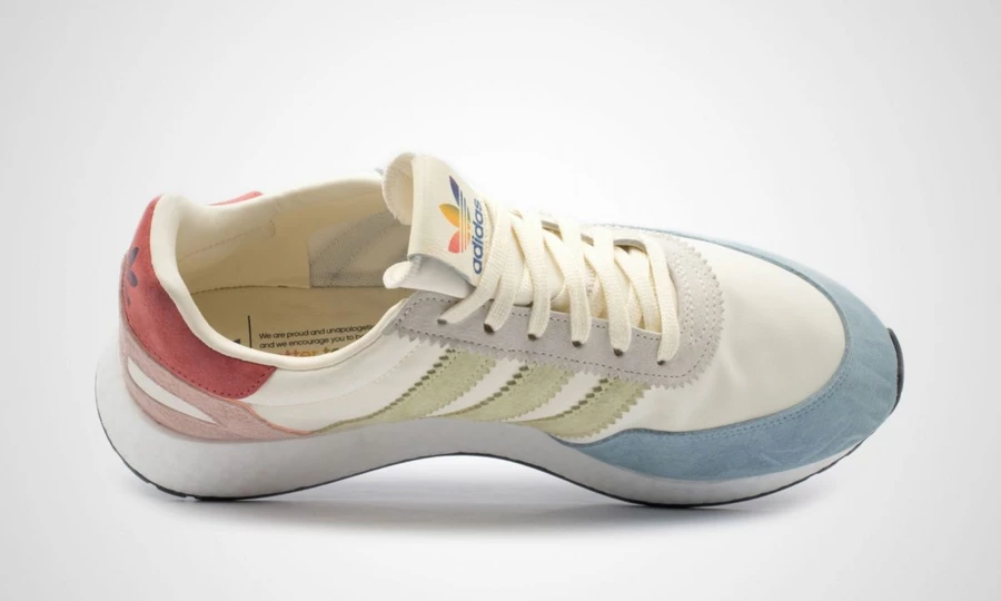 adidas gazelle silver green womens Custom Hand Painted Rainbow Pride Flag Adidas Stan Smiths  B Street Shoes