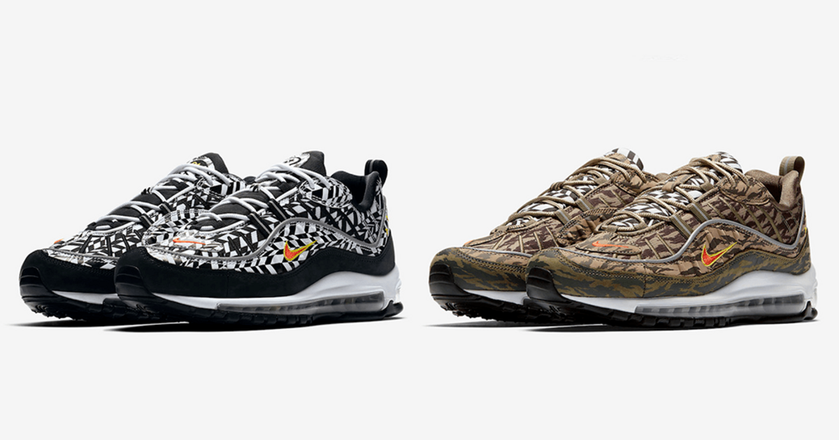 air max 98 camo on feet