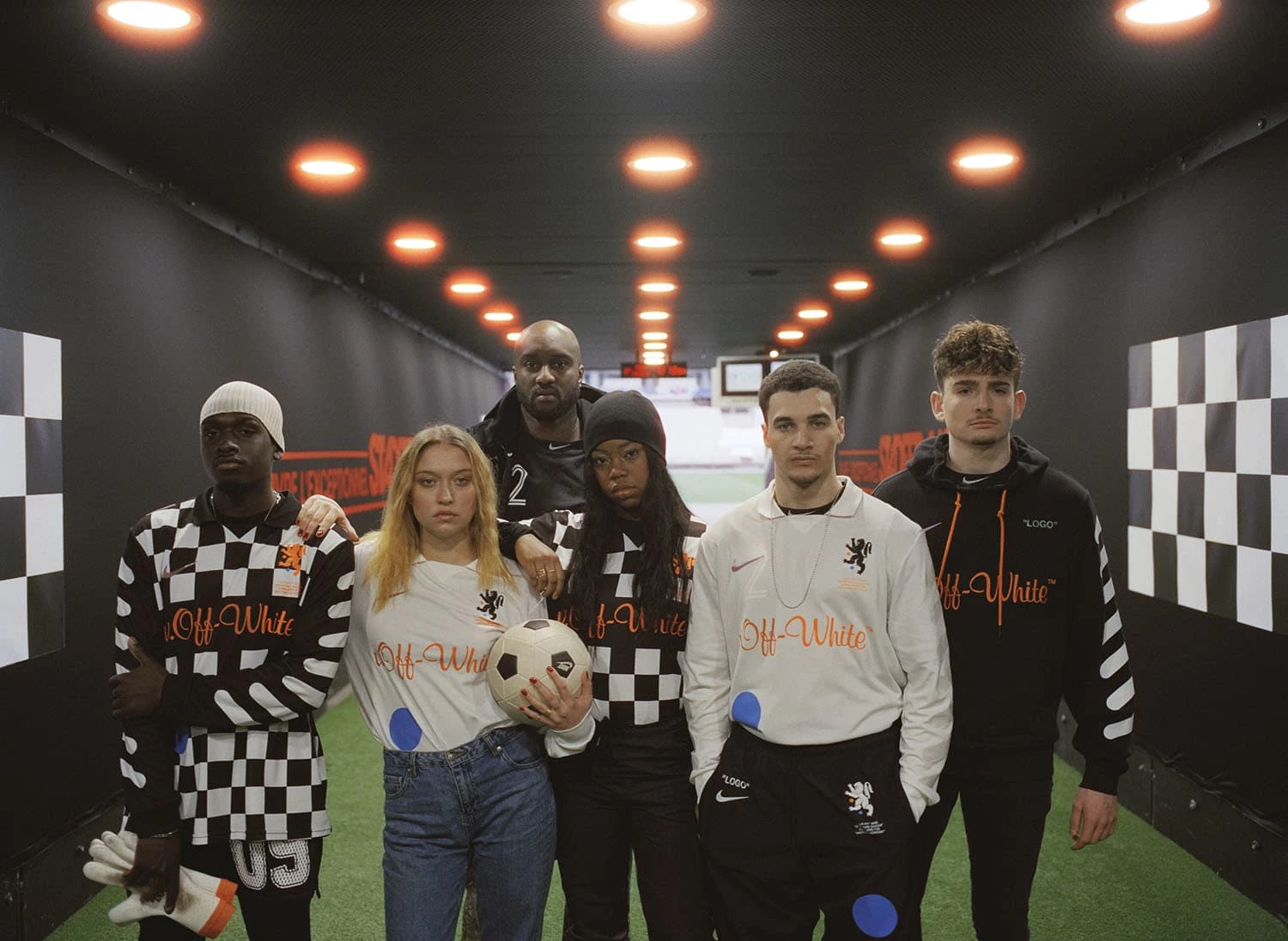 OFF WHITE x Nike Soccer Mon Amour Collection Dead Stock