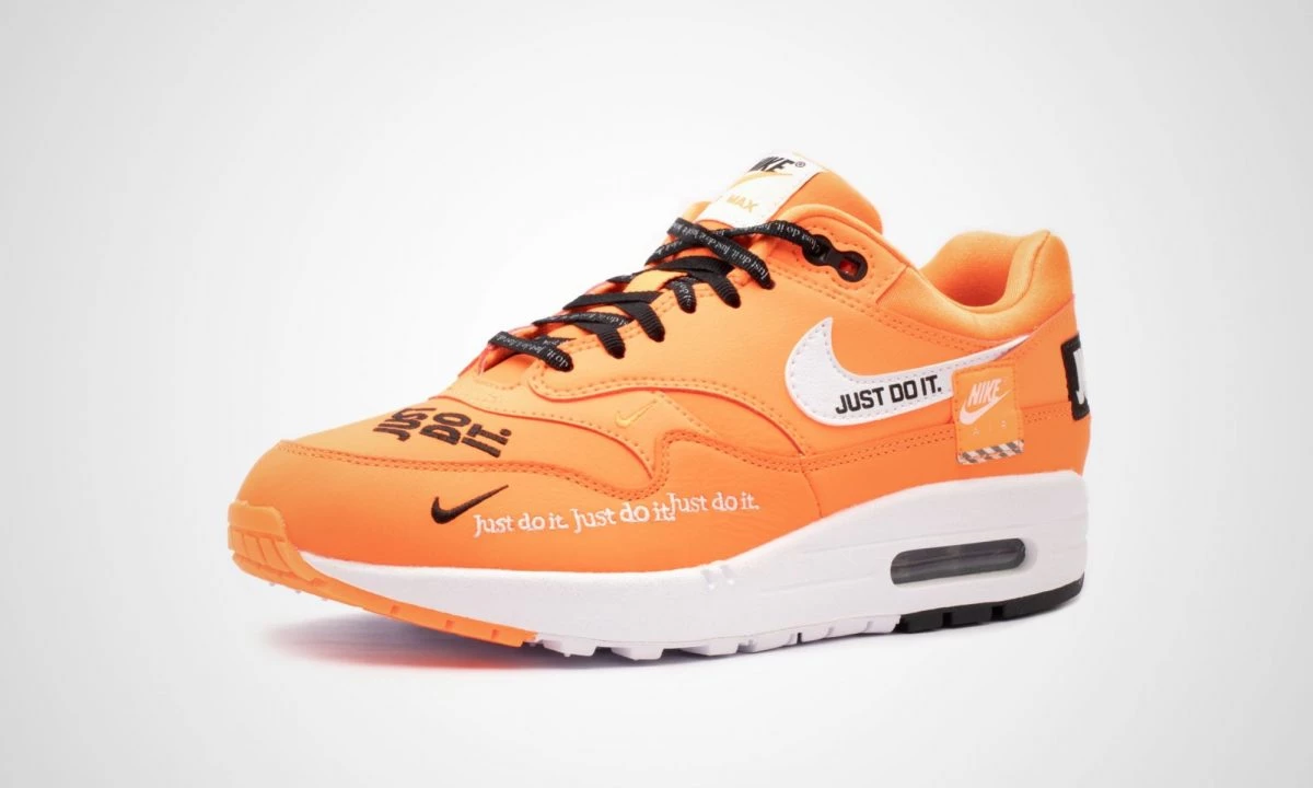 Nike air max 1 lux just do it white best sale