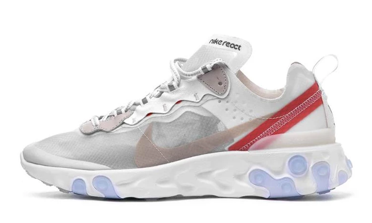 Nike React Element 87 Sail AQ1090 100q Dead Stock