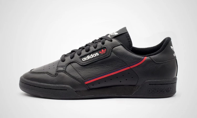 adidas Continental 80 Schwarz/Rot