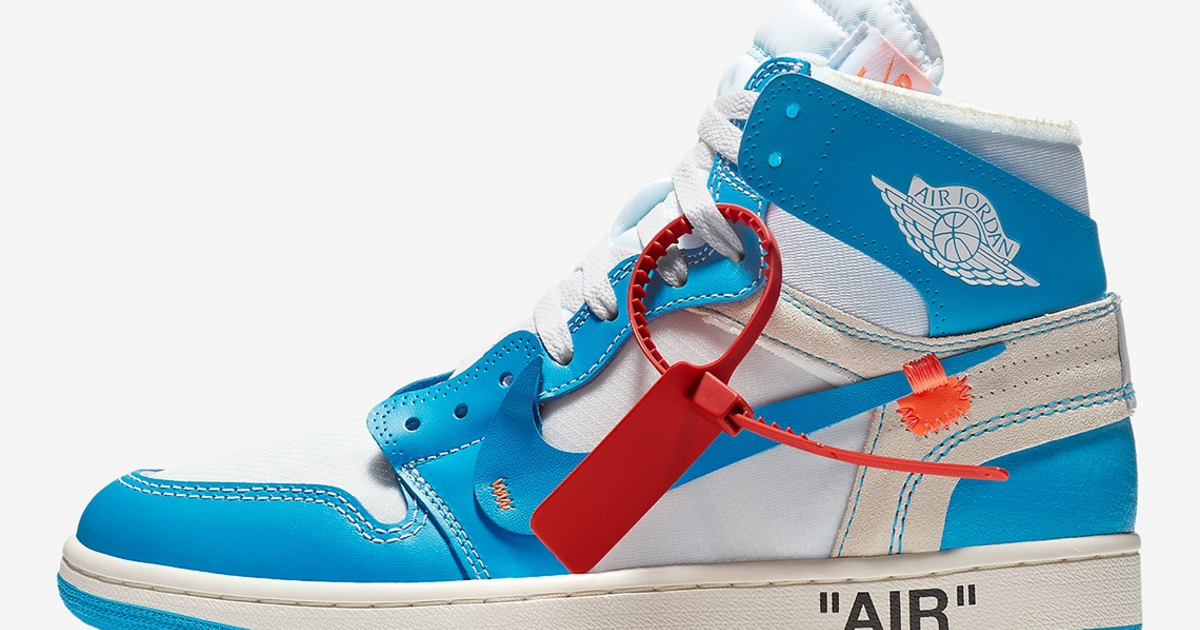 Off-White ×Nike AJ1 UNC AQ0818-148 28cm Buy Off-White x Air Jordan 1 Retro High OG 'UNC' - AQ0818 148 | GOAT