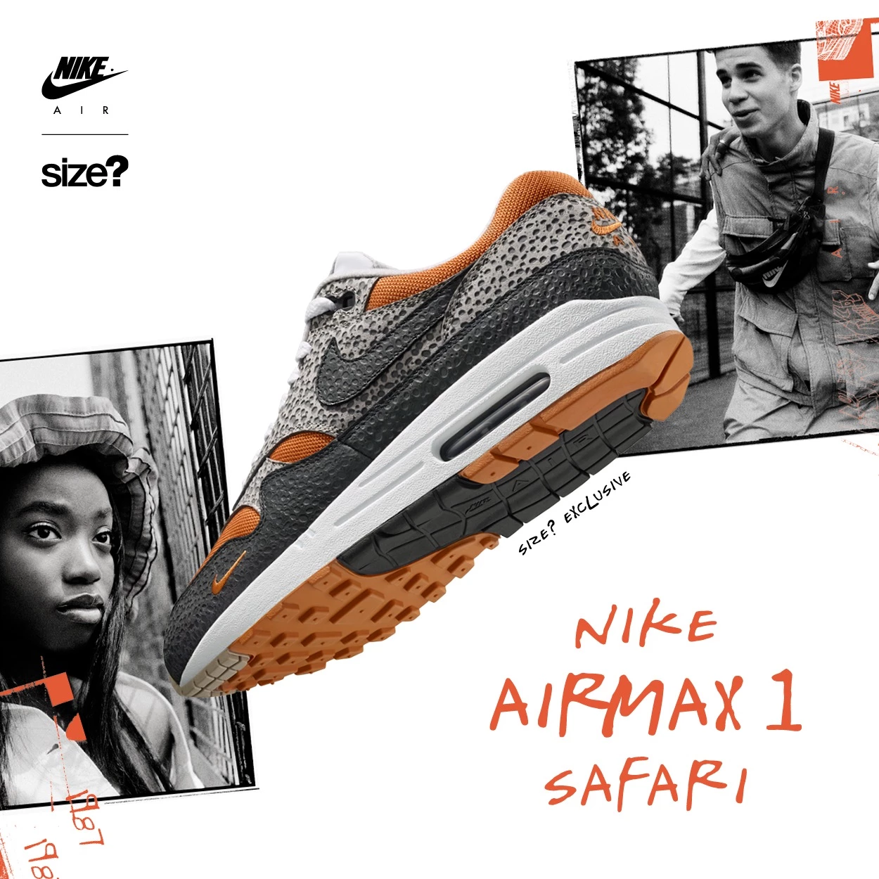 Nike Air Max 1 What the Safari size Exclusive Dead Stock