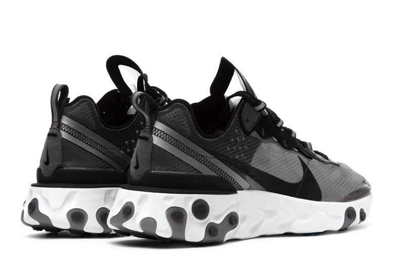 Nike React Element 87 Black AQ1090 001 Dead Stock