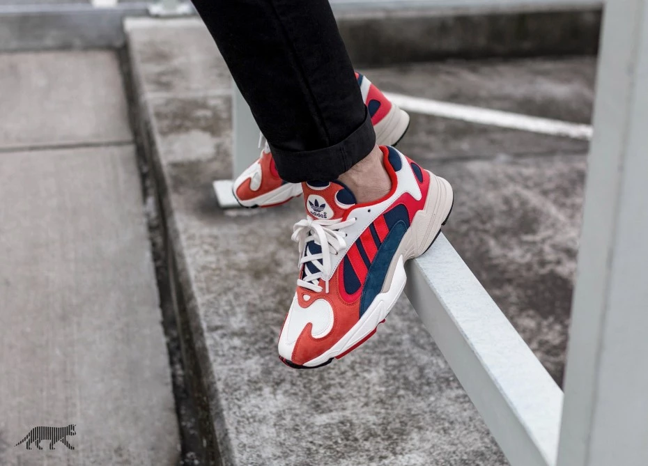 Adidas yung 1 chalk white core black e amp; navy best sale