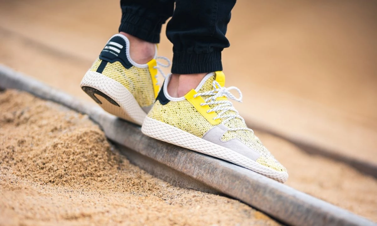 Adidas hu shoes yellow hotsell