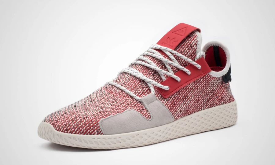 Pharrell Williams x adidas Afro Tennis HU V2 Red BB9542 Dead