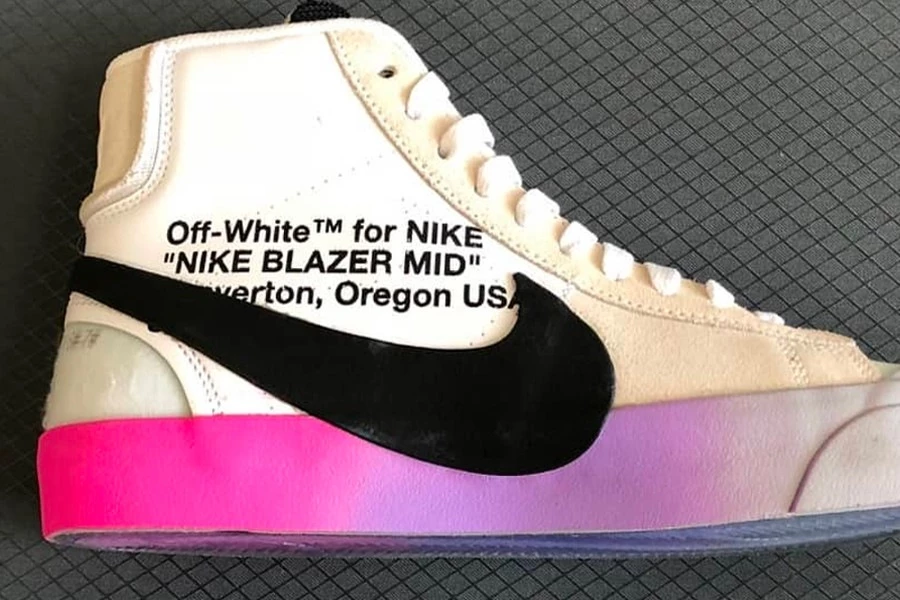 OFF-WHITE x Nike Blazer mit Rainbow Soles